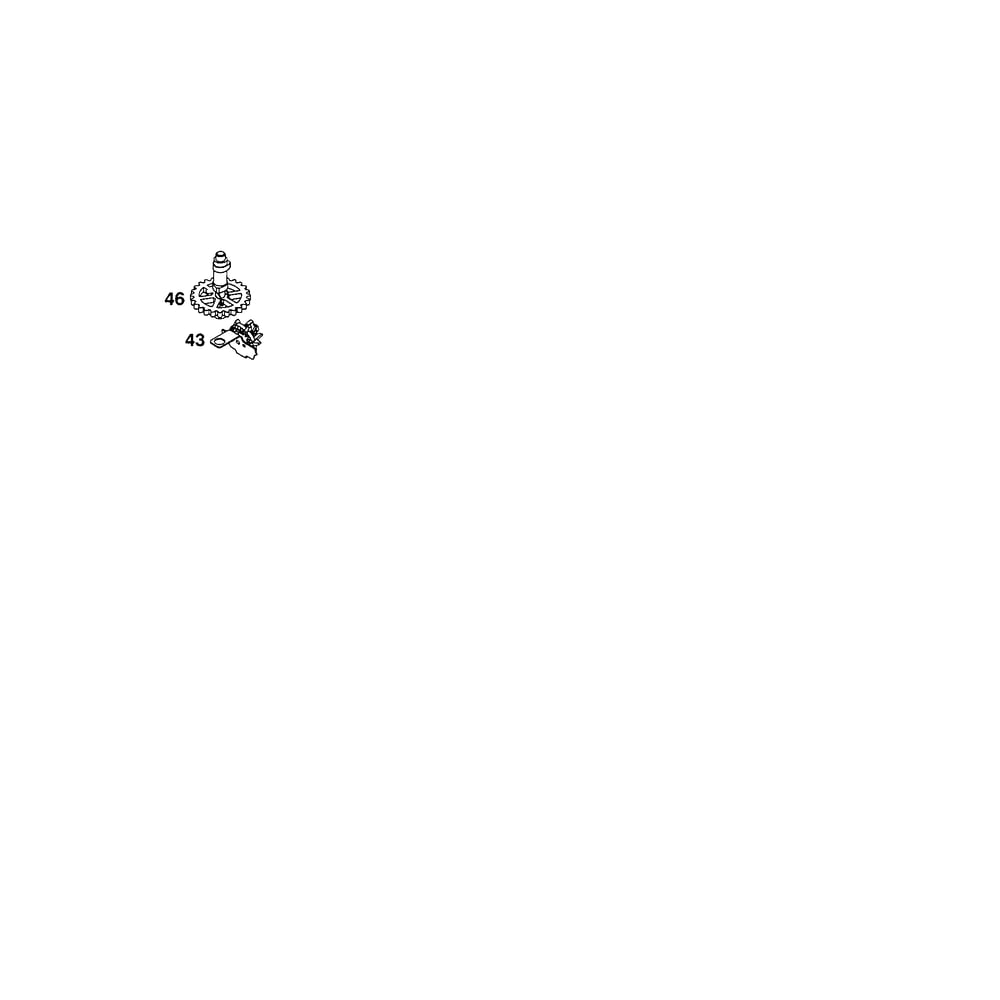 Camshaft Diagram and Parts List for 120600TO120699  Briggs and Stratton Engine